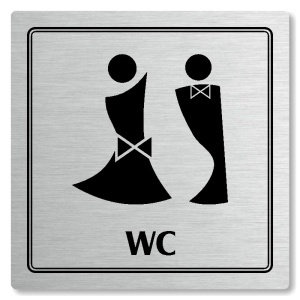 Piktogram WC společné